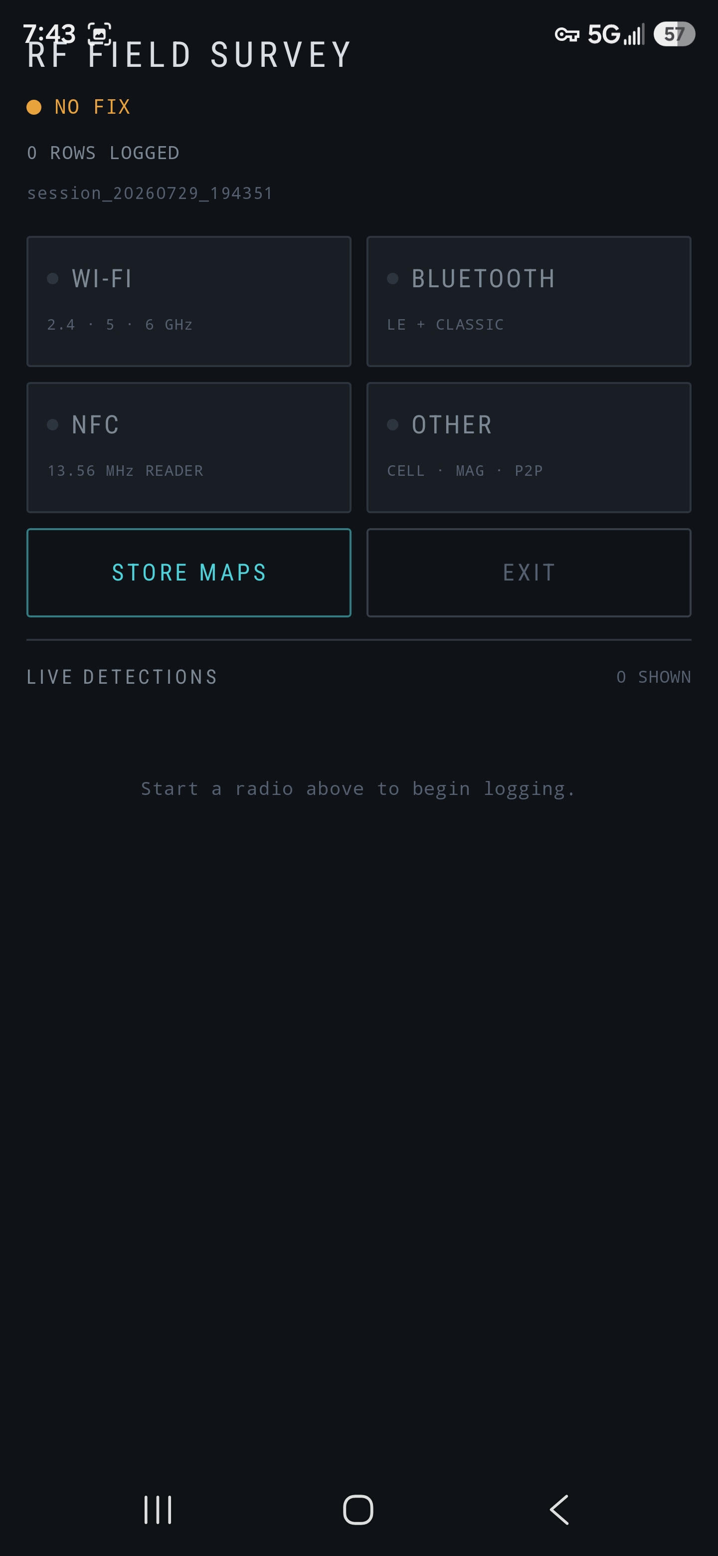 Radio Frequency Scanner